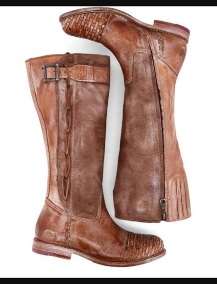 BED STU Leather upper Leather Lined Leather Sole Vibram Riding boot 7.5 BRANDNEW - Picture 5 of 16